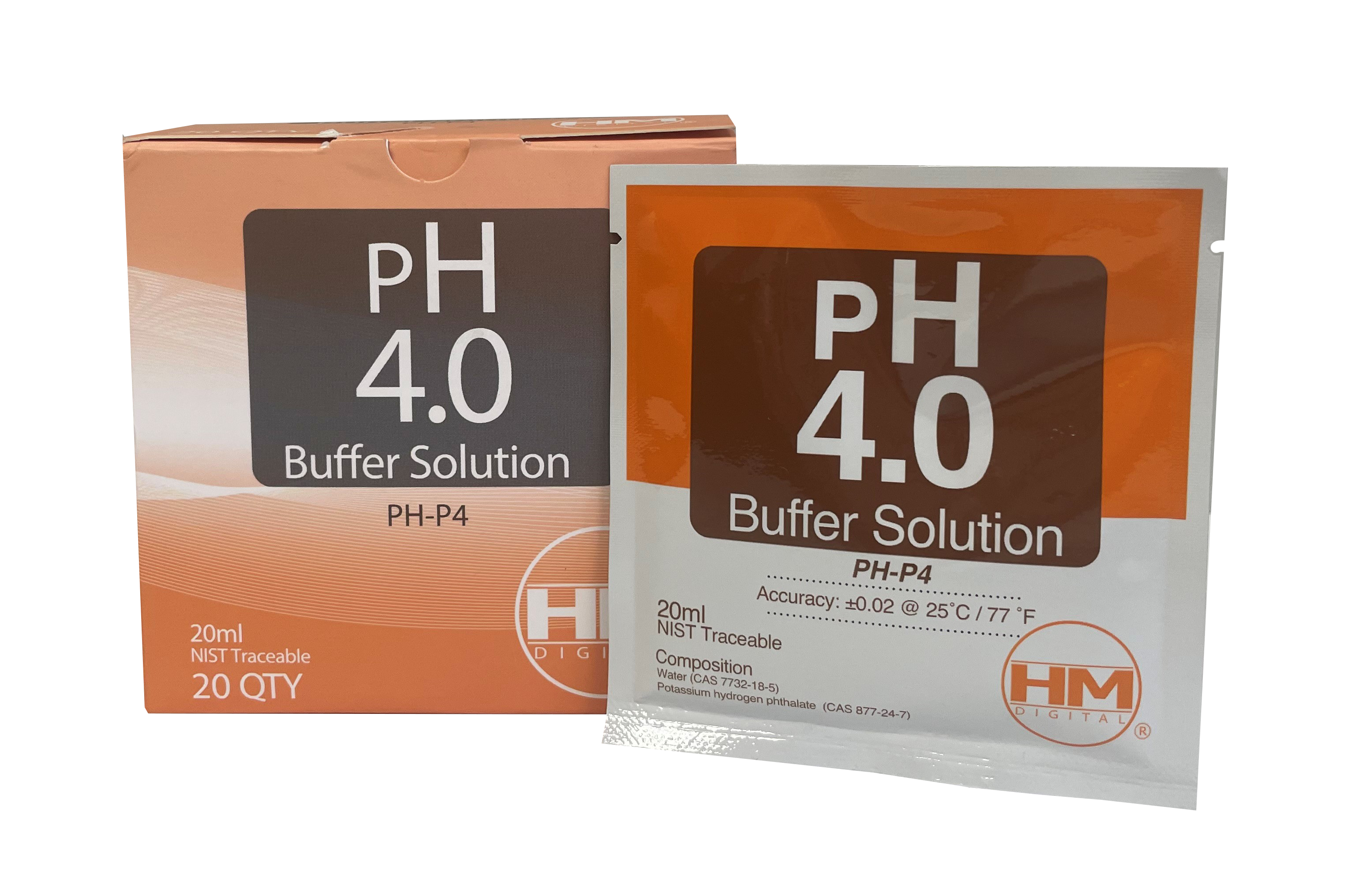 Buffer Solution pH 4.0 20 ml - 20 per box - Test